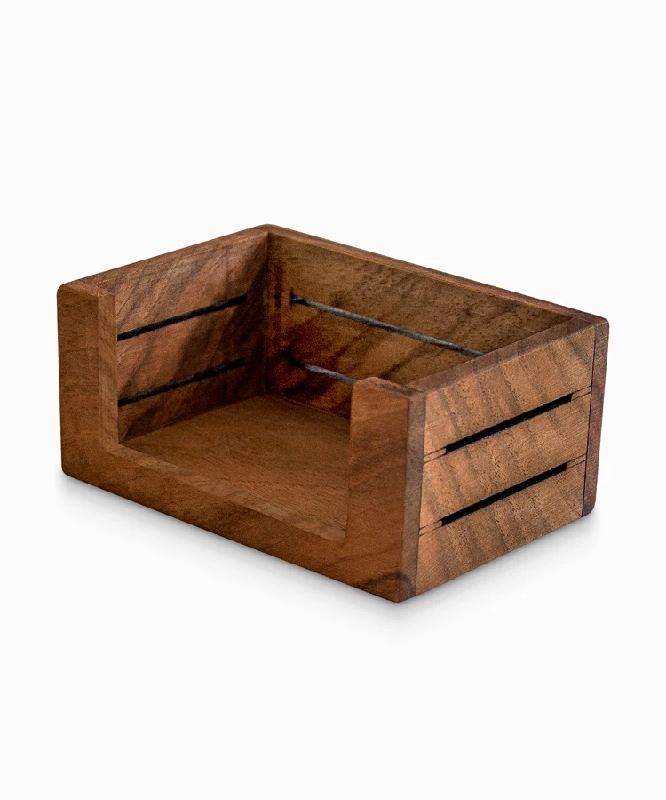 3 линии-бизнес держатель для карт-WOODSAKA