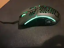 Mouse Glorious Gaming-Model Minus White Small Preto-Fosco Matte Black
