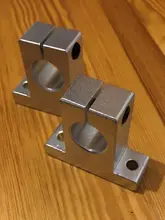 Eje óptico lineal SK, soporte vertical, marco de rodamiento de aleación de aluminio, soporte de varilla pulida SK/8mm-SK/60mm