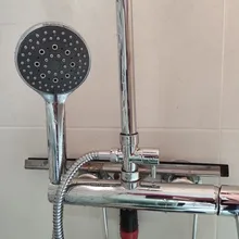 Shower Faucet Nozzle-Switch Copper-Splitter Three-Way Water-Separator-Valve Spray One-Two-Joint-Converter
