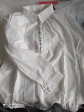 Blusa de manga larga con botones lisos para Primavera, camisa blanca de oficina para mujer, a la moda