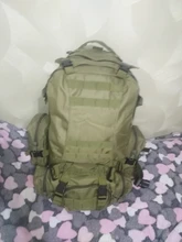 Mochila táctica de 50L para hombre, bolsa táctica deportiva Molle 4 en 1, para senderismo al aire libre, escalada, ejército, Camping
