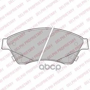 Колодки Передние Opel Astra J, Chevrolet Aveo T300 Lp2171 Delphi арт. LP2171