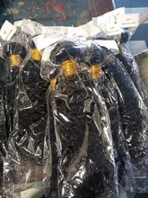 EMOL malayo Pelo Rizado mechones 100% mechones de cabello humano postizo mechones 3/4 piezas no Remy extensiones de cabello humano rizado