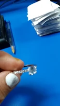De alta calidad de Color de plata diamantes de imitación incrustaciones anillos para mujer anillo de boda regalo compromiso para mujeres envío gratuito