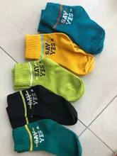 Calcetines de algodón para niños de 1 a 12 años, lote de 5 pares, transpirables, para Otoño e Invierno