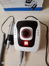 Lima eléctrica para uñas, herramienta para manicura, accesorio de la máquina, 35000 RPM