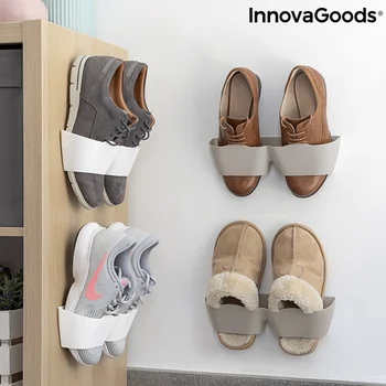 

Adhesive Shoe Holders Shöelf InnovaGoods (4 Pairs)