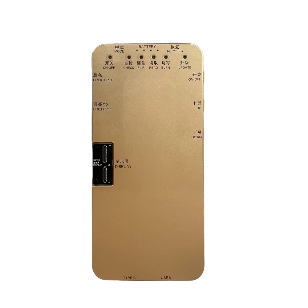 DL S200 iTestBox 21 в 1 тестер с ЖК-экраном для iPhone 6g до 13 (золотой цвет) | Мобильные телефоны