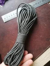 YOUGLE-Cuerda de paracaídas cuerda de paracaídas 550 Paracord, tienda de cuerda Mil Spec tipo III 7 hebras Core 50-100 pies 215 colores