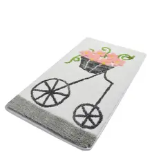 Коврик для ванной-коврики | коврик для ванной нескользящие Противоскользящие коврики Alacati розовый 60X100 см