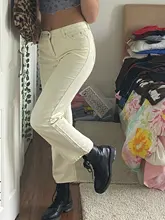 Rapcopter-pantalones vaqueros anchos con bolsillos holgados y cremallera, Deinm estéticos Y2K, moda, pantalones para mamá, coreanos, pantalones clásicos