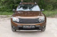 

Radiator grille. Option 1 with metallic mesh for Renault Duster 2010-2014 (I generation)