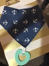 100% Bandana de algodón orgánico para bebé, Baberos y juguetes de dentición, superabsorbentes y suaves, Unisex, recién nacido