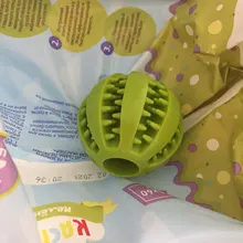Ball-Toy Watermelon Cleaning-Ball Rubber Interactive-Bouncing-Ball Pet Tooth Leaking
