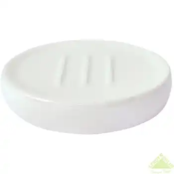 

Soap Dish table Verran "randig" ceramics color White