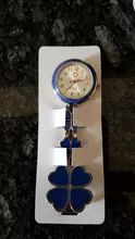 Clover-reloj colgante con Clip para enfermera, Accesorio luminoso de bolsillo para médico, enfermera, 4 colores, 1 Uds.