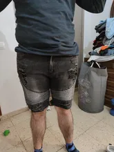 Pantalones vaqueros cortos de moda para hombre, para el tiempo libre, de verano