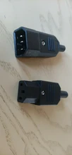 AC Socket Cable-Plug-Connector Female IEC Black Straight 3-Pin C13 250V 10A