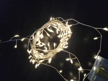 Lights Led-String Battery-Operated Firecracker Fairy Party Copper-Wire Christmas-Window