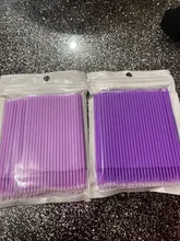 Bastoncillo de algodón para tatuajes, suministros sin pelusa, mini cepillos aplicadores, accesorios de tatuaje para maquillaje, 100 Uds.