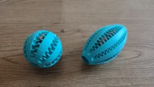 5/7/11cm Juguetes para perros Extra-caucho resistente juguete para saltar pelota elástica interactiva mordedores de juguete para perros para limpieza de dientes de perro tratar bola