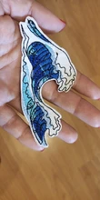 DIY Adventure Travel Patches For Clothing Mountain Camping Badge Space Stripe Iron On