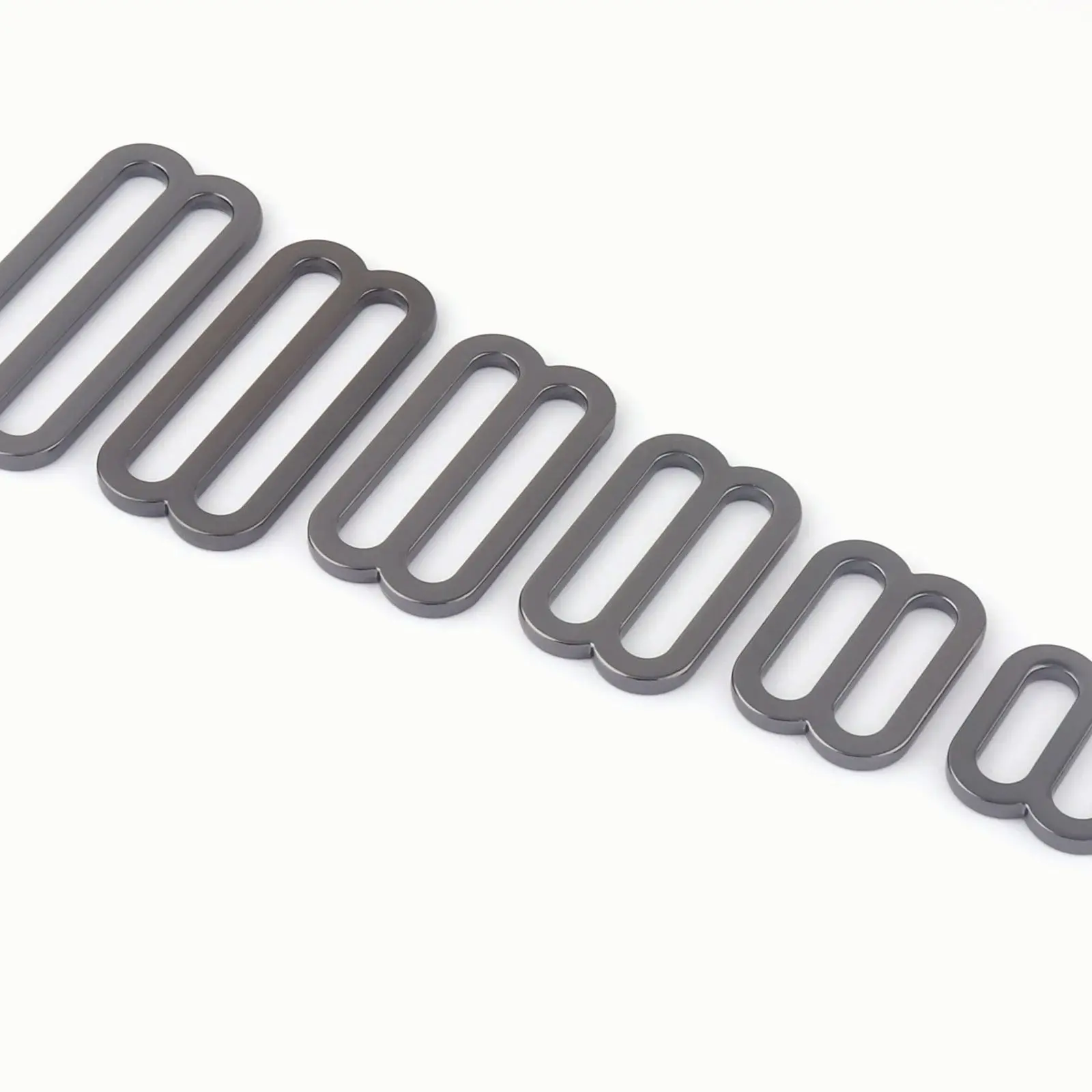 

20-50mm Gunmetal Adjuster Buckle Slide Buckle Purse Handbag Buckle Belt Buckle Backpack Webbing Hardware Bag Clasp Luggage