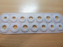 Molde de cristal para anillos para agujeros hecho a mano, joyería de anillo, molde de silicona, molde de epoxi, resina epoxi para fabricación de joyas, 6/14