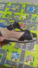 Apakowa-zapatos de Punta cerrada para niños pequeños, sandalias ortopédicas deportivas de cuero pu, zapatos de verano, 2019
