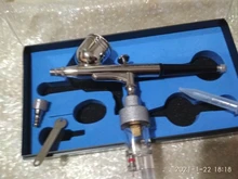 Pluma de aerógrafo de doble acción de 0,2-0,5mm, PISTOLA DE PULVERIZACIÓN con cepillo de aire, pluma pulverizadora para arte de uñas/tatuajes corporales