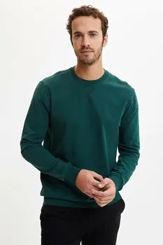 

DeFacto Man Sweat Shirt Men Casual Spring Hoodies Men Solid Color Sweatshirts Male Long Sleeve Hoodies-M7823AZ20SP