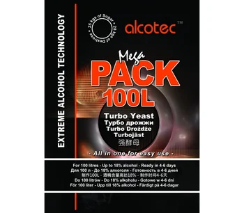 

Turbo yeast Alcotec Decal Megapack Turbo for 100 liters brew 360g
