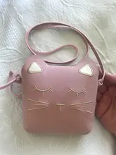 Monedero pequeño de ante de imitación para niños y niñas, Mini bolso de hombro de gato para bebé, bandolera de princesa, 2021