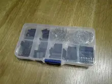 Header-Connector Housing-Kit Jumper-Pin Dupont-Wire Female Pitch 310pcs/Set with Box