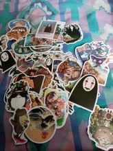 Pegatinas de Anime japonés Ghibli Hayao Miyazaki Totoro, adhesivo de papelería, 10/50/100 Uds.