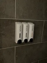 Dispensador de jabón individual/doble/Triple de 350ml dispensador de champú y jabón líquido para ducha, montaje en pared, accesorios de baño