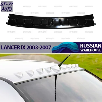 

Spoiler on roof with teeth case for Mitsubishi Lancer 9 2003-2007 canopy exterior material ABS plastic sport styling tuning pad