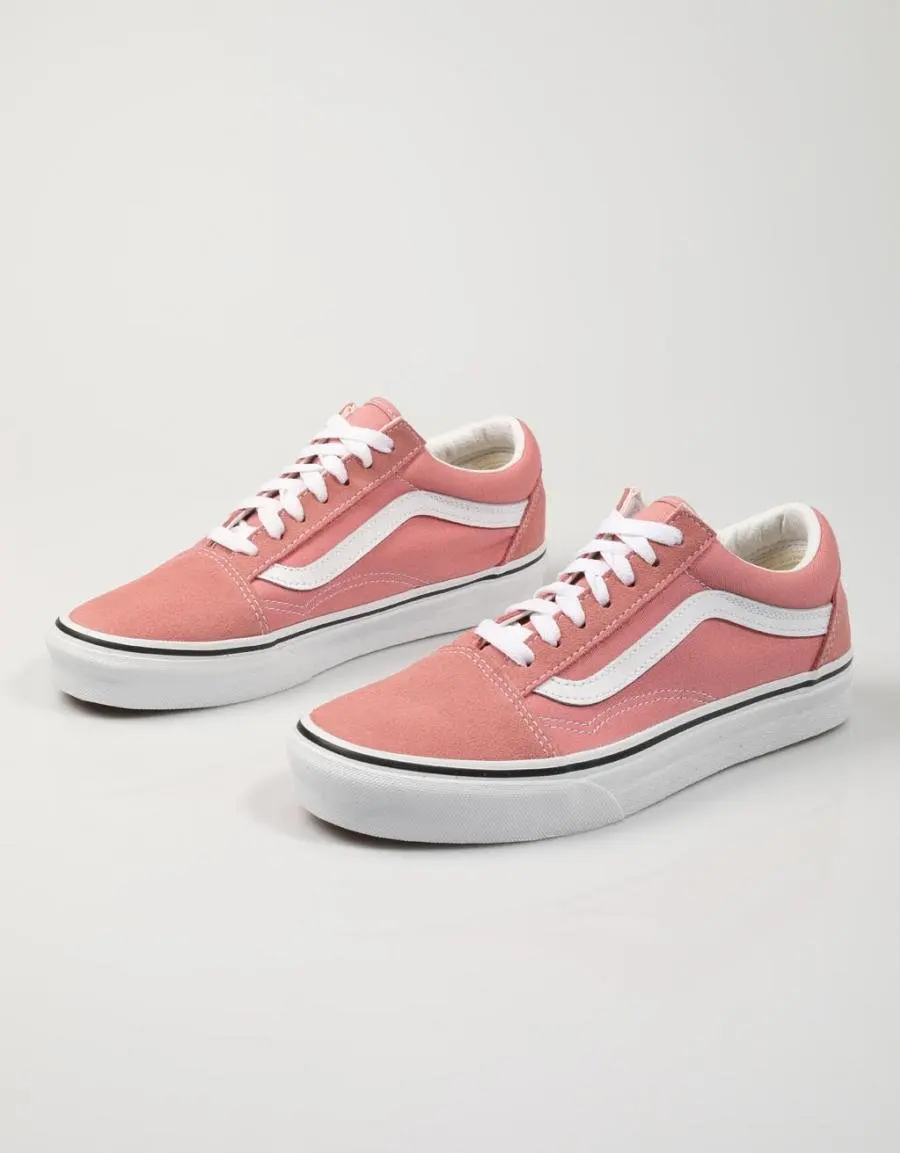 Zapatillas Vans Old Skool Rosa Lona Piel Pink Canvas Leather 78346 Sneakers  2022 - AliExpress