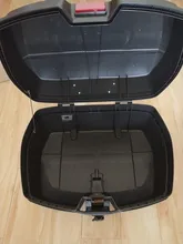 Caja de equipaje para motocicleta, estuche superior con 2 llaves, equipaje de Scooter multifuncional, para almacenamiento de equipaje, 45L