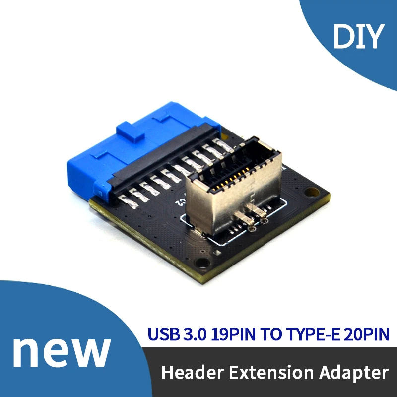 Usb 3.0 Internal Header To Usb 3.1/3.2 Type C Front Type E Adapter 20pin To  19pin Converter For Pc Motherboard Connector Riser - Add On Cards &  Controller Panels - AliExpress