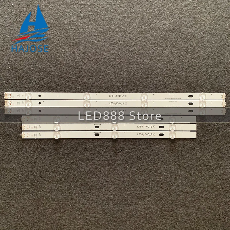 30 шт. светодиодный подсветка полосы для LG 43UJ634V 43LJ61_FHD_L LC43490059A LC43490058A Innotek 17Y 43inch_A