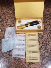 Pluma de ácido hialurónico de alta presión 2 en 1, metal de alta densidad para inyección de labios antiarrugas, pistola de hialurón, atomizador