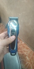 Cortadora de pelo eléctrica recargable por USB para hombres, cortadora de pelo profesional, pantalla LED Digital con 4 peines de límite 48