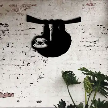 

Металлический декор стен Sloth 58x70 cm дизайн интерьера домашнего