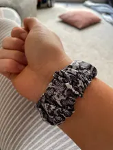 Scrunchie elástico correas de reloj de la venda de reloj para Apple Watch SERIE DE gomillas 6 5 4 3 38mm 40mm 42mm 44mm iwatch Correa pulsera de 6 5 4