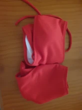 Bikini sin tirantes, novedad del 2020 en ropa de baño para mujer, bañador sexy de cintura alta y color puro, traje de baño acolchado, monokini