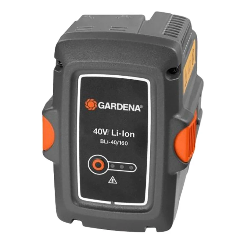 Батарея аккумуляторная GARDENA 09843-2000000 (Сменный литий-ионный аккумулятор 36 В/4.2 Ач, время зарядки ~2.ч.20 мин., индикатор уровня заряда аккумулятора POWER info, масса 1200 г)