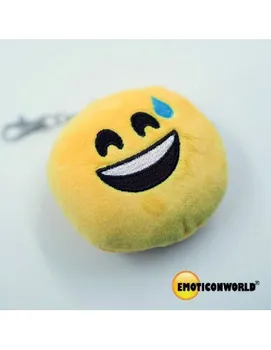 

KEYCHAIN WITH EMOTICON FACE BLUSHING T WITH CHAIN 5.5 CM