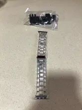 Funda con correa para apple Watch 6, 5, 4, banda de 42mm y 38mm, correa de acero transparente para iwatch 6 series 5 4 3/2, banda de reloj de 44mm y 40mm